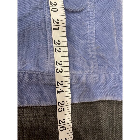 Vintage Light Blue Corduroy Snap Front Jacket Sz M - Picture 10 of 10